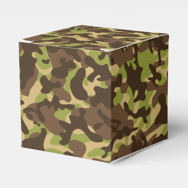 Cascade Camouflage    Favour Box (Front Side)