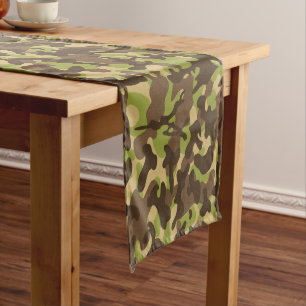 Cascade Camouflage Long Table Runner