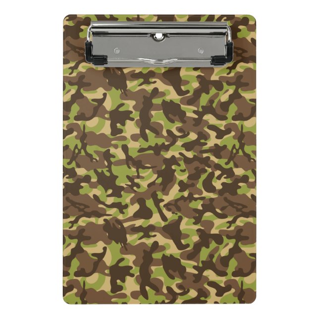 Cascade Camouflage Mini Clipboard (Front)