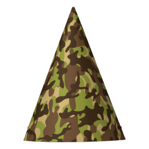 Cascade Camouflage   Party Hat