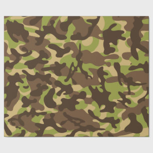 Cascade Camouflage  Wrapping Paper