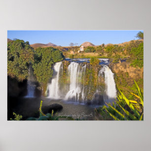 Cascade d'Ampefy, Madagascar Poster
