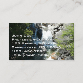 Cascade Falls at Yosemite National Park Business Card