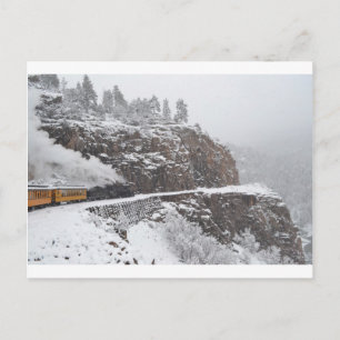 Cascade Gorge Aboard the Polar Express Postcard