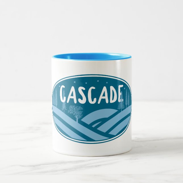 Cascade Idaho Outdoors Two-Tone Coffee Mug (Center)
