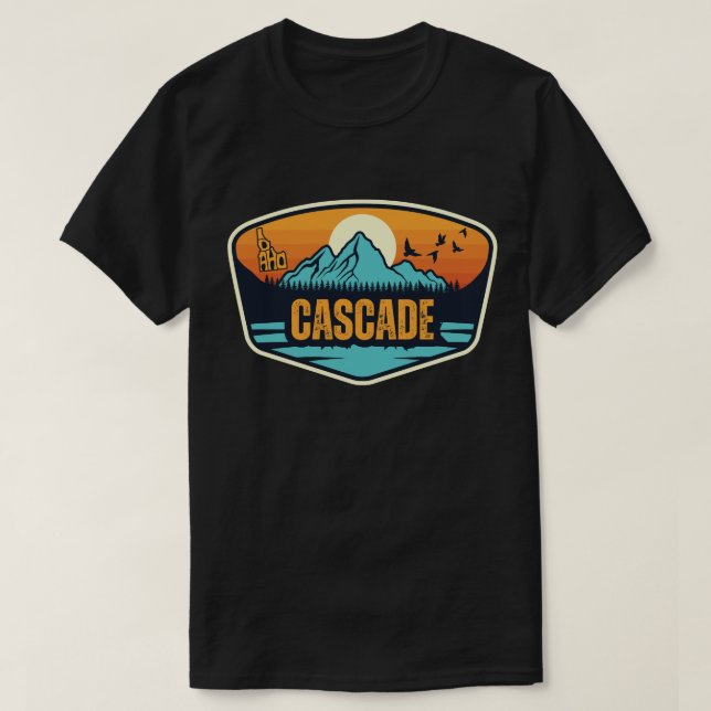 Cascade, Idaho T-Shirt (Design Front)