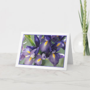 Cascade Iris Photo Greeting Card