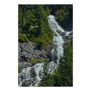 Cascade Mountain Waterfall Photo Print