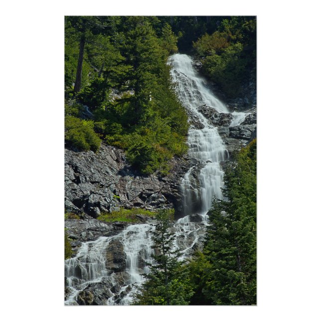 Cascade Mountain Waterfall Photo Print (Front)