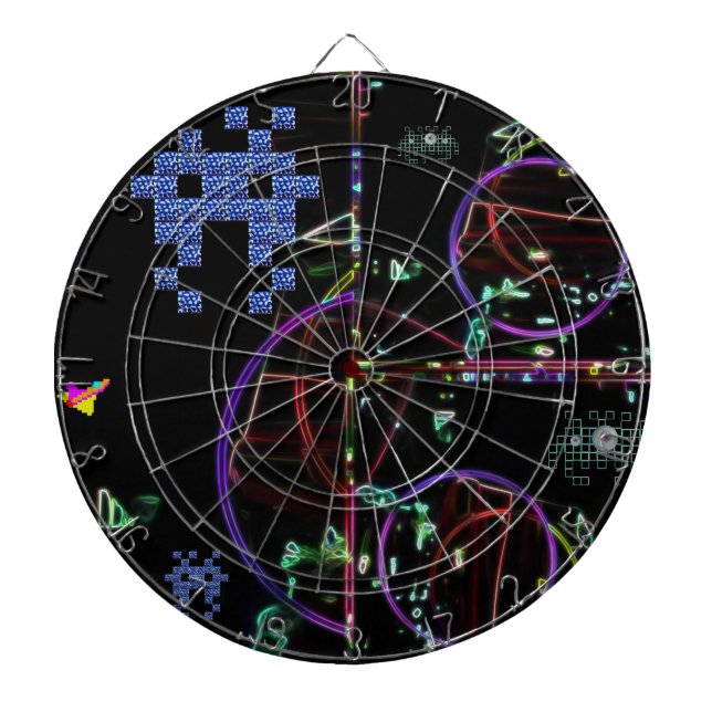 Cascade of Electronic Games Dartboard (Front)