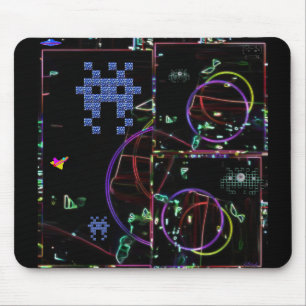 Cascade of Electronic Games Mouse Mat