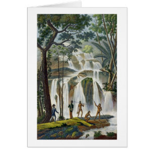Cascade of Port Praslin, New Ireland, from 'Voyage