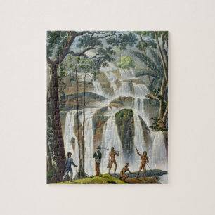 Cascade of Port Praslin, New Ireland, from 'Voyage Jigsaw Puzzle