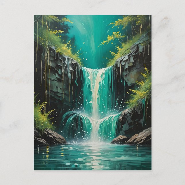 Cascade of Serenity Postcard (Front)