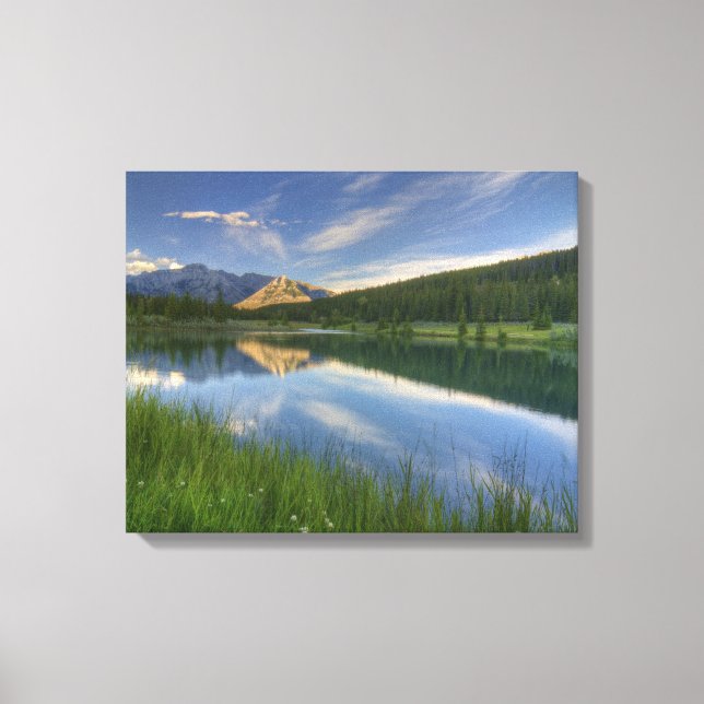 Cascade Ponds Canada Canvas Print (Front)