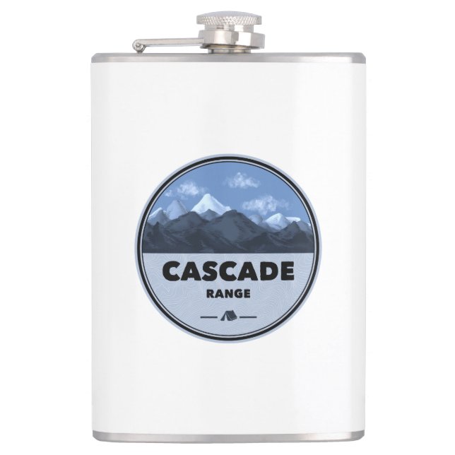 Cascade Range Camping Hip Flask (Front)