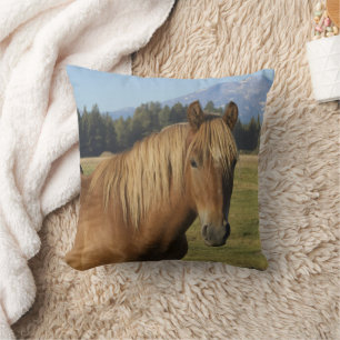 Cascade Range Chestnut Horse Cushion