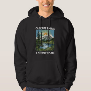Cascade Range Life Hiking Wildlife Vacation Camper Hoodie