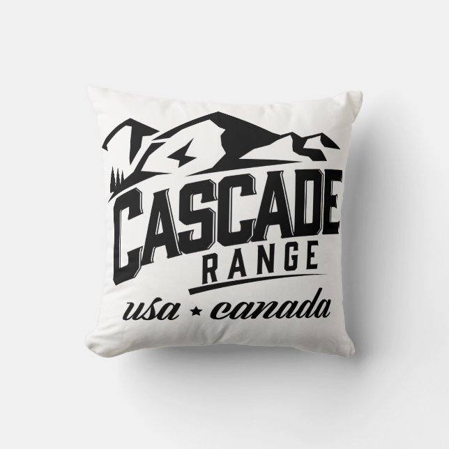 Cascade Range USA Canada logo. Cushion (Front)