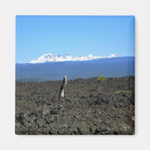 Cascades and Lava Rocks, Oregon Magnet