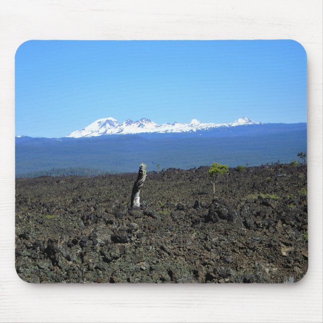 Cascades and Lava Rocks, Oregon Mouse Mat (Front)