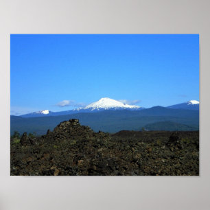 Cascades & Lava Rocks, OR Poster
