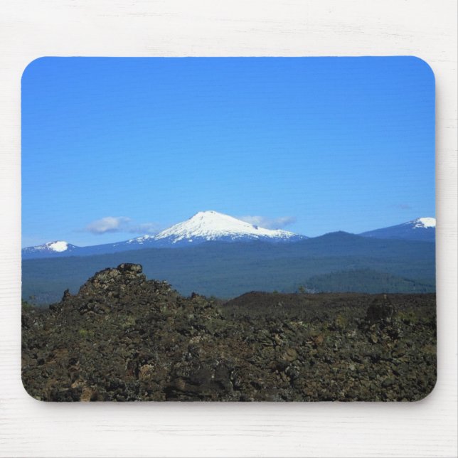 Cascades & Lava Rocks, Oregon Mouse Mat (Front)