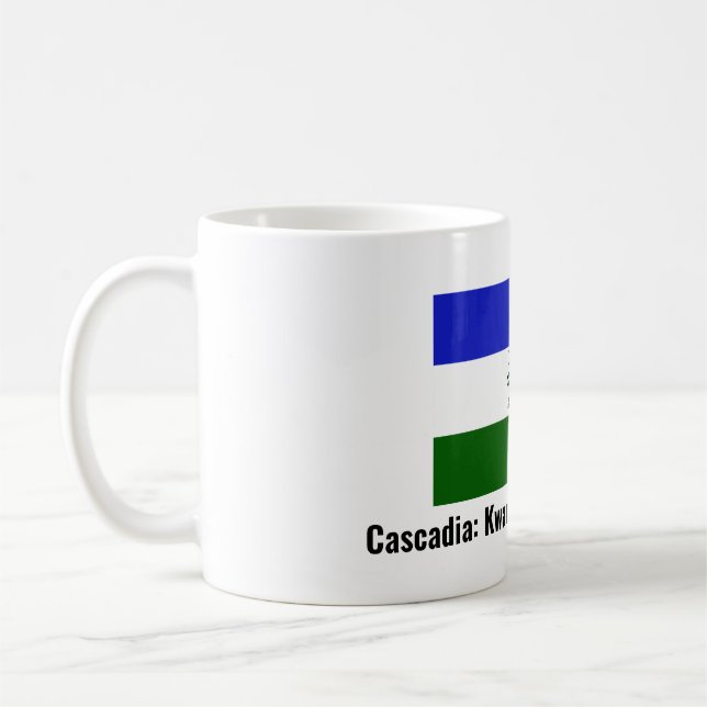 Cascadia and Chinook Homeland mug (Left)