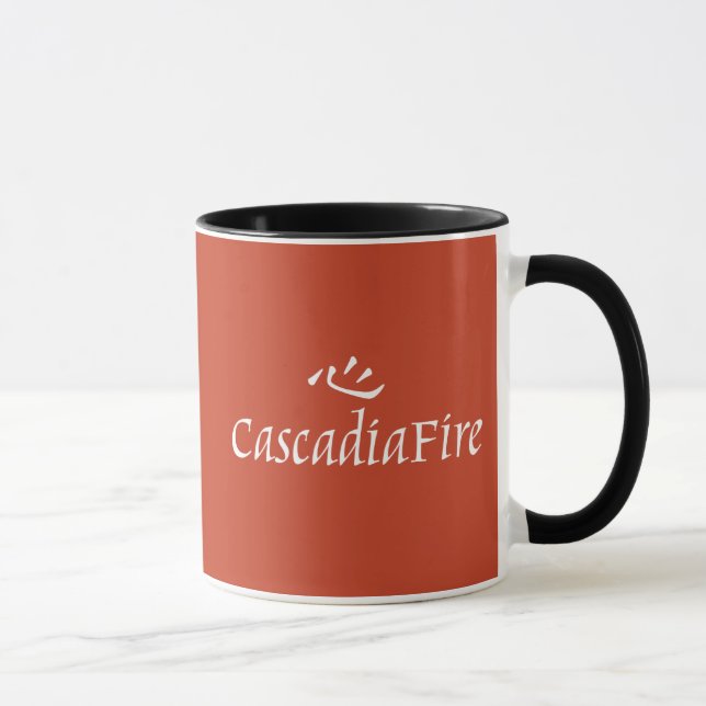 CascadiaFire 11 oz Ringer Mug (Right)