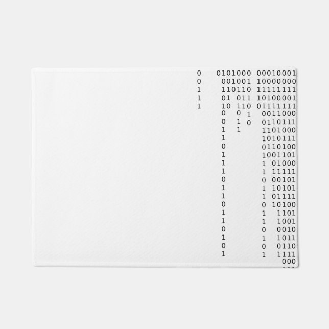 Cascading Binary Doormat (Front)