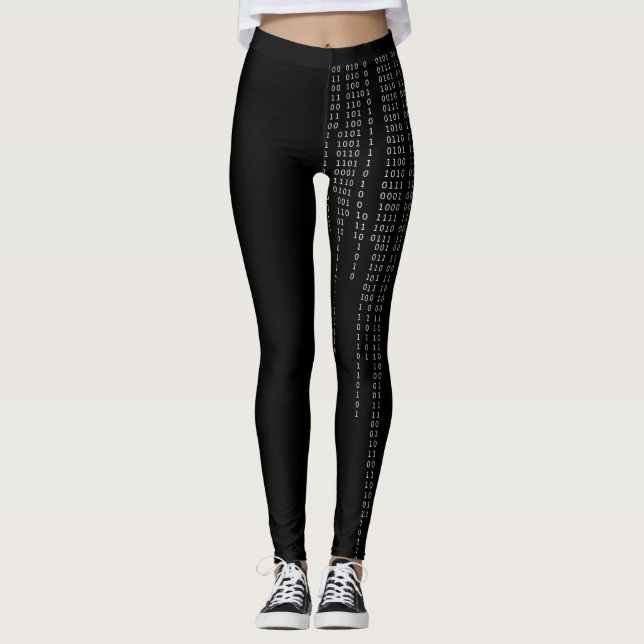 Cascading Binary Leggings (Front)