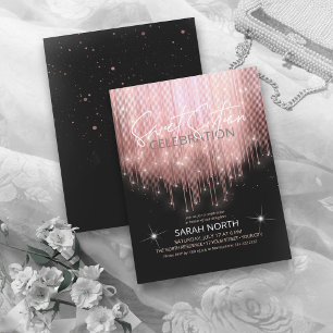 Cascading Lights Sweet 16 Rose Gold ID790 Invitation