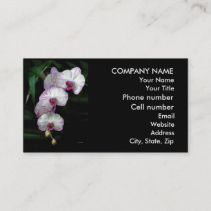 Cascading Orchid Beauties Business Card