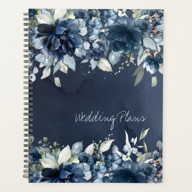 Cascading Peonies Wedding Planner (Front)