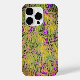 CASCADING PURPLE FLOWERS AMID GREEN FOLIAGE Case-Mate iPhone 14 PRO CASE
