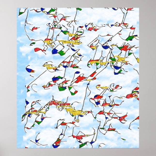 Cascading Twigs Poster (Front)