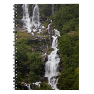 Cascading Volefossen Waterfall Notebook
