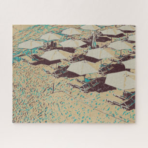 Cascais gift Portugal, Cascais beach Jigsaw Puzzle