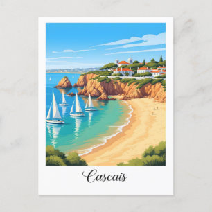 Cascais, Portugal – Coastal Town Postcard