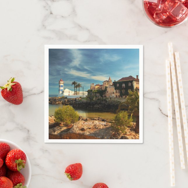 Cascais, Portugal picturesque landscape Napkin (Insitu)