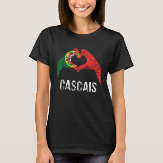 Cascais Portuguese City Love Vintage Portugal Flag T-Shirt