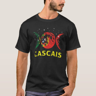 Cascais Portuguese City Retro Portugal Flag T-Shirt