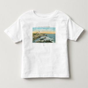 Casco Bay View of the Portland Head Lighthouse Toddler T-Shirt