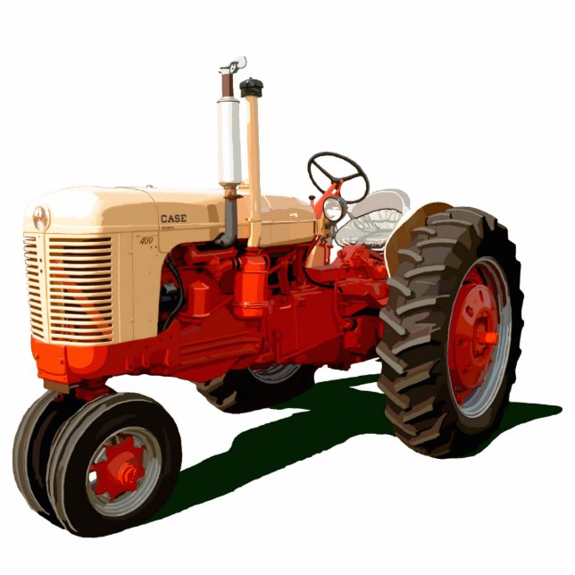 Case 400 standing photo sculpture (Front)