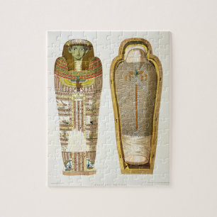Case and mummy in its cerements from Gizeh, Volume Jigsaw Puzzle