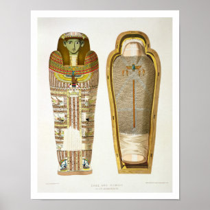 Case and mummy in its cerements from Gizeh, Volume Poster