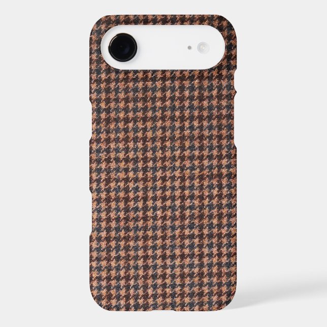 Case: Brown Tweed Fabric Case-Mate iPhone Case (Back)