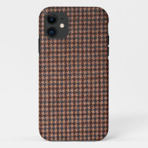 Case: Brown Tweed Fabric
