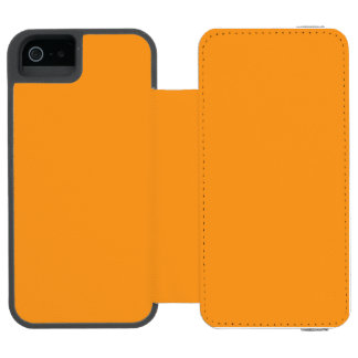 case features a warm orange iPhone 6 Wallet Case Incipio Watson™ iPhone 5 Wallet Case