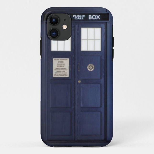 CASE iPhone 5 "POLICE BOX " (Back)